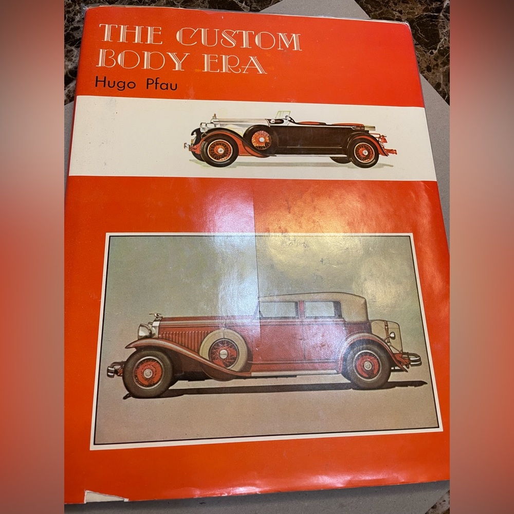The Custom Body ERA by Hugo Pfau Hardcover - Duster 1920-30 Cars Written 1970’s